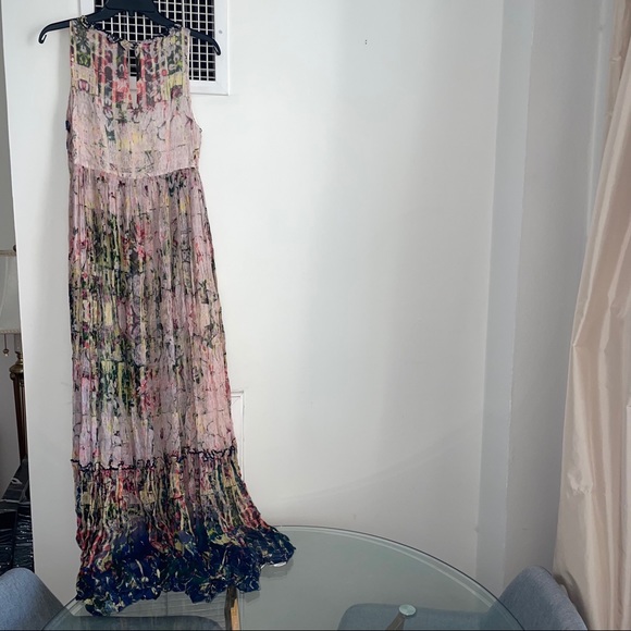Anthropologie Bhanuni Floral Dress Size 2 - Picture 2 of 7